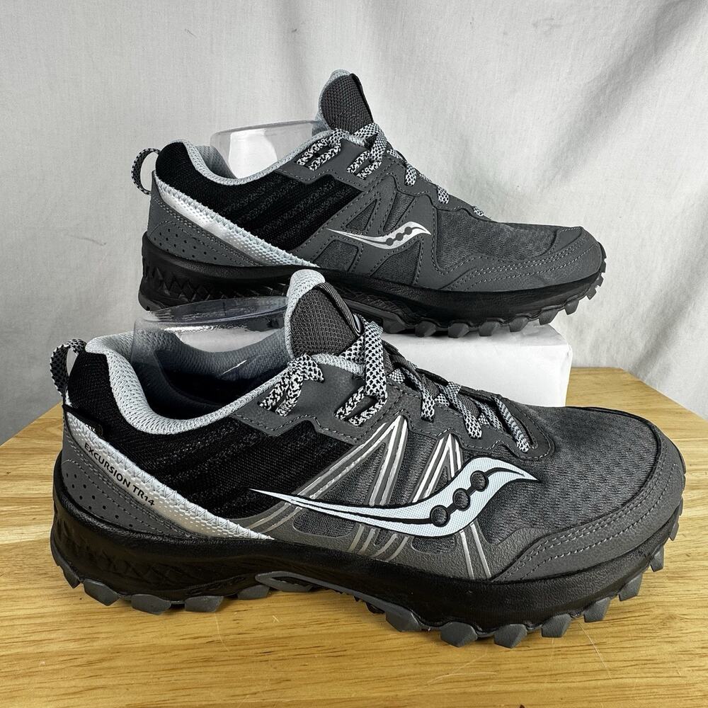 Saucony Womens Excursion TR14 S10588-2 Gray Hiking Shoes Sneakers Size 11 Trail